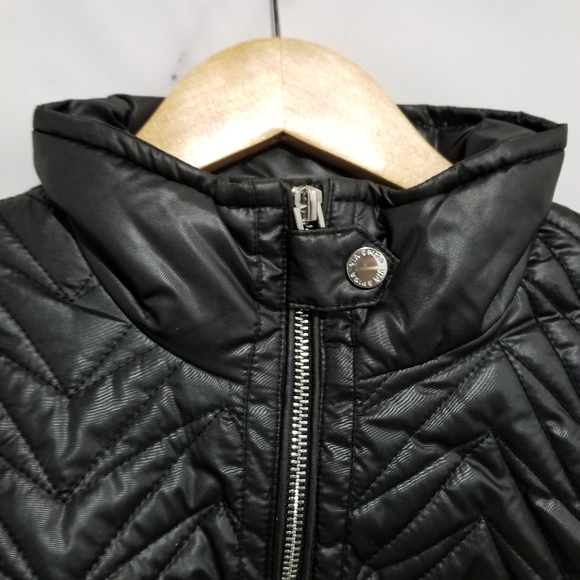 VIA SPIGA Quilted Lightweight Black Jacket - Picture 5 of 11